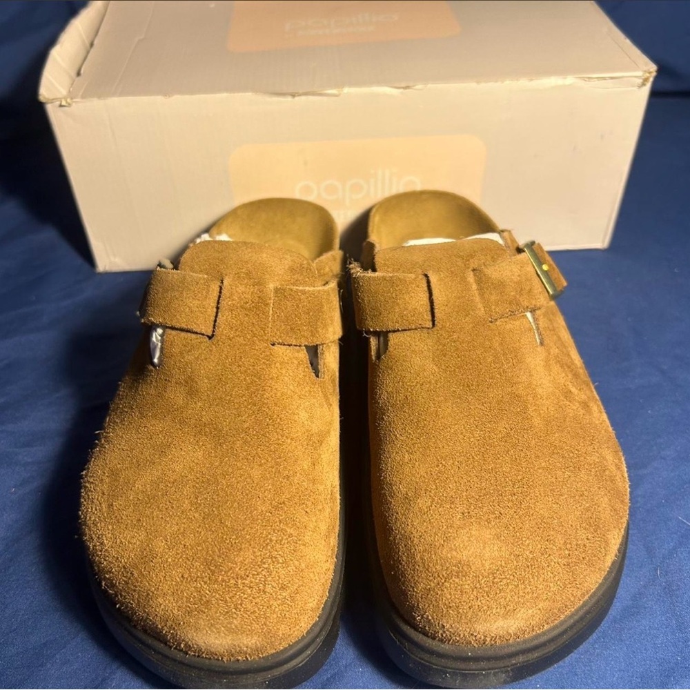 Papillio- BOSTON PAP CHUNKY, DARK TEA/BLACK, suede leather, 6 women - Picture 2 of 6